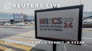 LIVE Russia hosts annual BRICS summit in Kazan  REUTERS [upl. by Anahsal]