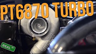 Real Street Performance Tests the 6870 Precision Turbo on the Dyno [upl. by Ahsilak225]