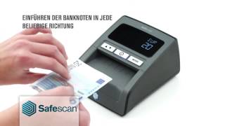 Safescan 155i Geldscheinprüfer Deutsch [upl. by Zebedee]