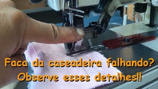 Faca da caseadeira falhando Observe estes detalhes [upl. by Ssidnak]