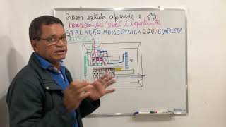 Como realizar uma instalação residencial monofásica 220V completa [upl. by Gracie]