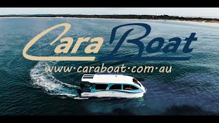 CaraBoat  Trailerable Houseboat New 870 model [upl. by Orwin716]