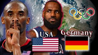 Kobes Opinion Of Team USA  USA vs Germany  72224 Highlights kobe nike showcase basketball [upl. by Wise990]