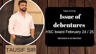 ISSUE OF DEBENTURE CHAPTER 4 SP CLASS 12TH CLASS12THSP issueofdebentures [upl. by Derwood]