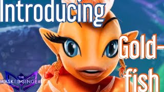 Introducing Goldfish  The Masked Singer USA Season 11 [upl. by Itnuahsa]