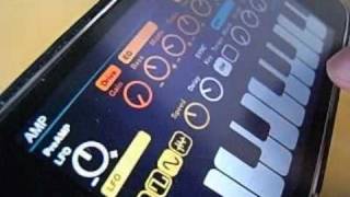 iPhone Synth quotARGONquot Demo [upl. by Croner]