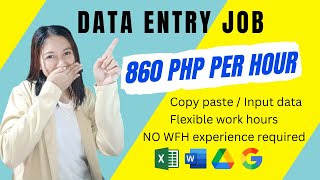 LEGIT DATA ENTRY JOB 860 PHP PER HOUR  COPY amp PASTE NONVOICE  Sincerely Cath [upl. by Mani]