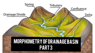 MORPHOMETRY OF DRAINAGE BASIN PART 3 [upl. by Hajan727]