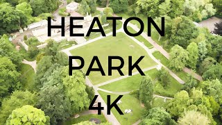 HEATON PARK Drone AWESOME 4K footage classical cut  NewcastleUponTyne   EpicDroneClips No4 [upl. by Dnomsad]