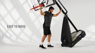 Spalding Ultimate Hybrid Portable Basketball Hoop System Base [upl. by Eirehc857]