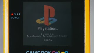 All PlayStation Consoles Startup Screens on Game Boy Color [upl. by Lotsirb]