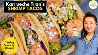 Testing Karrueche Tran amp Kylie Jenners Shrimp Tacos [upl. by Laynad119]