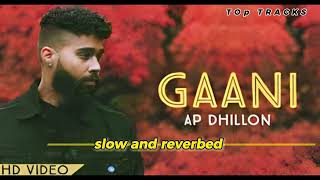 AP Dhillon  Gaani New Song Chad Gussa Hun Jaan De  Slow  Reverb [upl. by Ahseela]