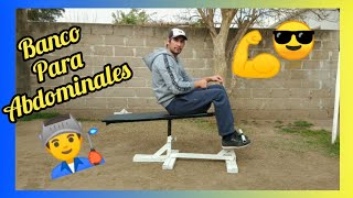 Banco para abdominales hecho en casa ponte en forma 💪👩‍🏭 [upl. by Meneau279]