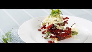 Lasagnetta di bresaola caprino e finocchi  Chef Deg  Saporie [upl. by Dnalerb]