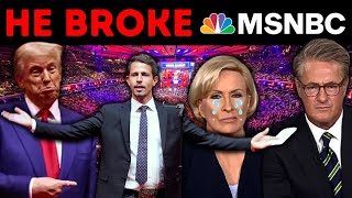 Trump Rally Breaks Record MSNBC Host LOSES IT On Air [upl. by Christianson]