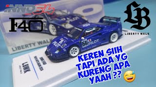 INNO64 F40 LBWK Tokyo Auto Salon 2024 Varian Iconic selain Putih [upl. by Dragone]