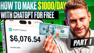 Earn 500 Daily Using ChatGPT Without Any Investment [upl. by Goodrow]