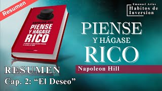 📚 quotPIENSE Y HÁGASE RICOquot  Cap 2 quotEl Deseoquot  Napoleon Hill [upl. by Iggam]