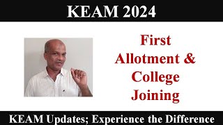 KEAM 2024 II First Allotment amp Joining [upl. by Peterson451]