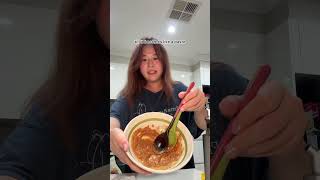 The easiest noodle recipe easyrecipe lazymeals penutbutternoodles [upl. by Neicul]