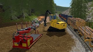 Farming Simulator 17  Forestry and Farming on Woodshire 067 [upl. by Silado]