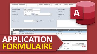 Créer un formulaire avec sous formulaire à partir de 4 tables Access [upl. by Mitchael]