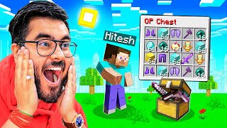 MINECRAFT  OP Chest OP Loot 🔥🔥 FunnyHindi  Hitesh KS [upl. by Eatton253]