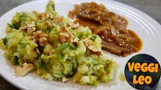 RosenkohlWalnussPüree  vegan  basisch  einfach und lecker [upl. by Anomer]