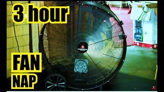 INDUSTRIAL FAN SOUNDS 3 Hour FAN NAP to Barrel Fan Noise [upl. by Hewe]