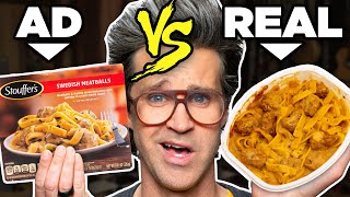 Frozen Food Ads vs Real Life Food Test [upl. by Ydassac253]