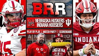 25 Nebraska Cornhuskers vs 16 Indiana Hoosiers  LIVE  Scoreboard  Play By Play  Postgame [upl. by Adnauq]