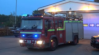 Maryport RESERVE Retained Pump Turnout  Cumbria Fire and Rescue Service [upl. by Alrahc]