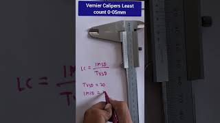 Calculation of least count of Vernier Calipers live demonstration [upl. by Analiese]