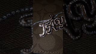 diamond tennis chain custom rosegold diamond pendant [upl. by Eahc]