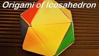 Origami of Icosahedron [upl. by Ttimme]