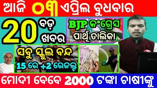 todays morning news odisha3 april 2024heavy to heavy rainodisha news todayodisha samachar [upl. by Straus]