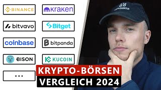 KryptoBörsen Vergleich 2024 ✅ Welche ist die BESTE Kryptobörse zum Bitcoin amp Kryptowährungen kaufen [upl. by Davies]