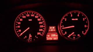 BMW 520i 2004 E60 acceleration test 0160 manual gearbox [upl. by Ittak]