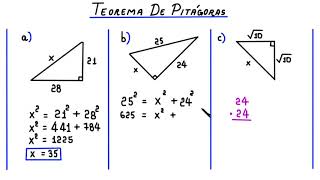 TEOREMA DE PITÁGORAS [upl. by Htez]