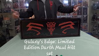 Star Wars Galaxys Edge Limited Edition May the Fourth Darth Maul Legacy Lightsaber Hilt Set [upl. by Markus36]