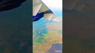 Airplane  Love from flight ✨ flight airplane shorts travel viral [upl. by Luby118]