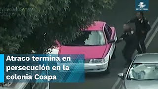 Así terminó el asalto a una mujer en la alcaldía Tlalpan [upl. by Edea]