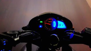 Pulsar NS200 BS4 Stock Exhaust Pure Single Cylinder Symphony 🔊🏍️🚀 [upl. by Cobby]