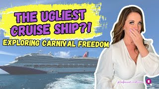 Exploring the Worlds Ugliest Cruise Ship Honest Review of Carnival Freedom [upl. by Irakuy211]