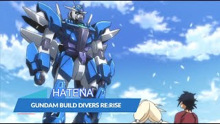 『LYRICS AMV』GUNDAM BUILD DIVERS RERISE OP 2 FULL「HATENA  PENGUIN RESEARCH」 [upl. by Nairadas791]