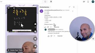 Suma de fracciones mixtas con igual denominador  Respondiendo a comentario [upl. by Beckett977]