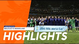 Highlights BrazilieNederland 12072014 kleine finale WK 2014 [upl. by Uos165]