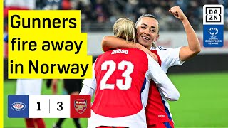 HIGHLIGHTS  Vålerenga vs Arsenal FC  UEFA Womens Champions League 202425 [upl. by Wisnicki]