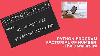 Python Program II Factorial of Number using While Loop [upl. by Rasec]